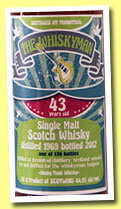 Tomintoul 43 yo 1969/2012 (44.1%, The Whiskyman, 138 bottles) 